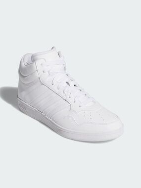 Adidas | NWT Hoops 4.0 Mid Shoes White Men 5.5 Women  6.5